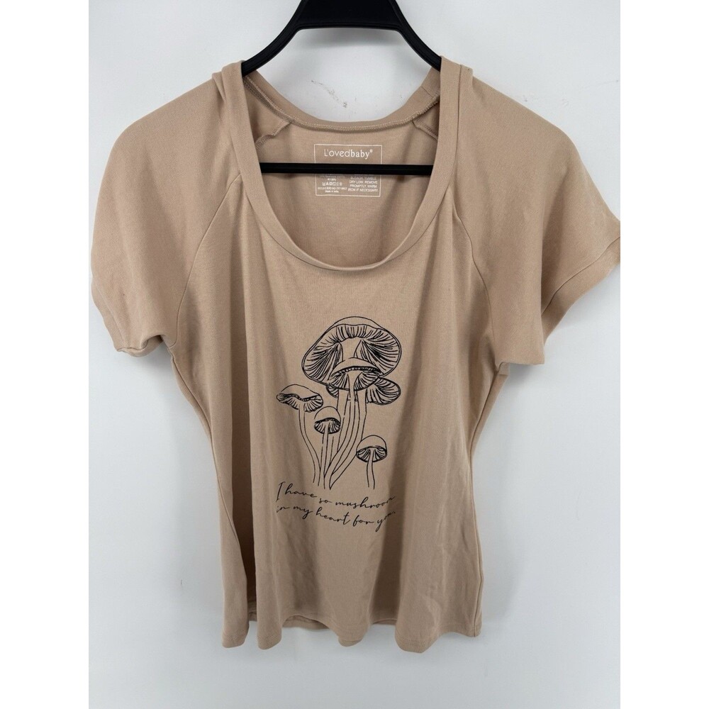 L'ovedbaby Organic Cotton Women’s Raglan Shirt Size XL